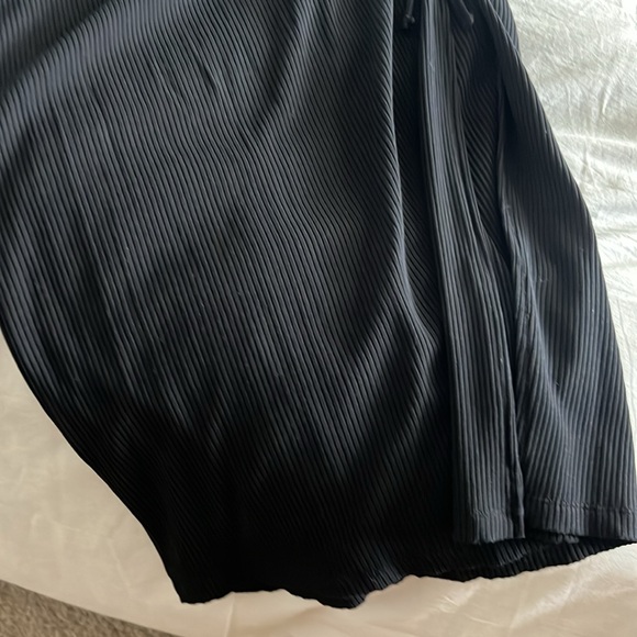 L*Space Sandpiper Ribbed Black Maxi Tank Dress Large NWOT - Picture 6 of 6